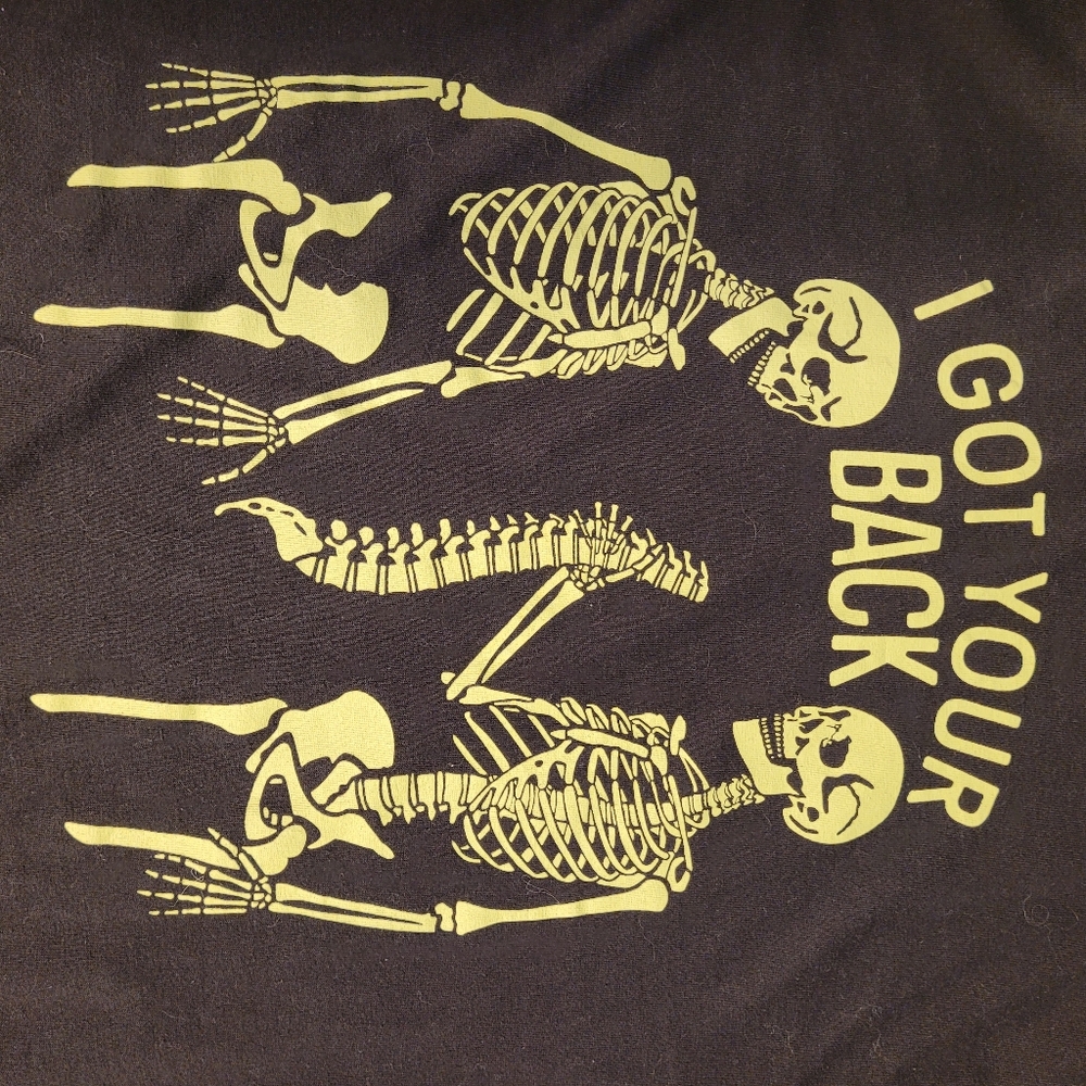 I Got Your Back Punny Funny Black Tee Unisex Styling Men's M - Picture 8 of 8
